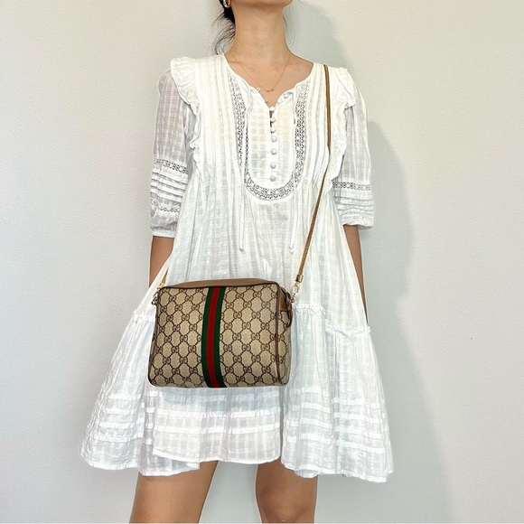 🍓GUCCI Sherryline Web Clutch - Picture 10 of 10